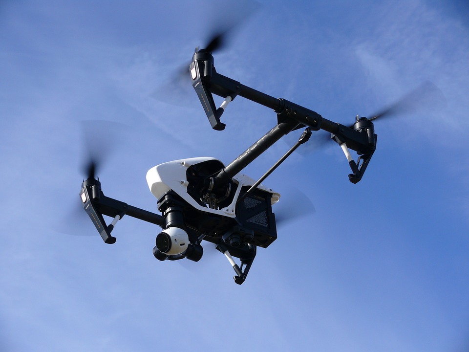 Los drones vehículos con GPS incorporado