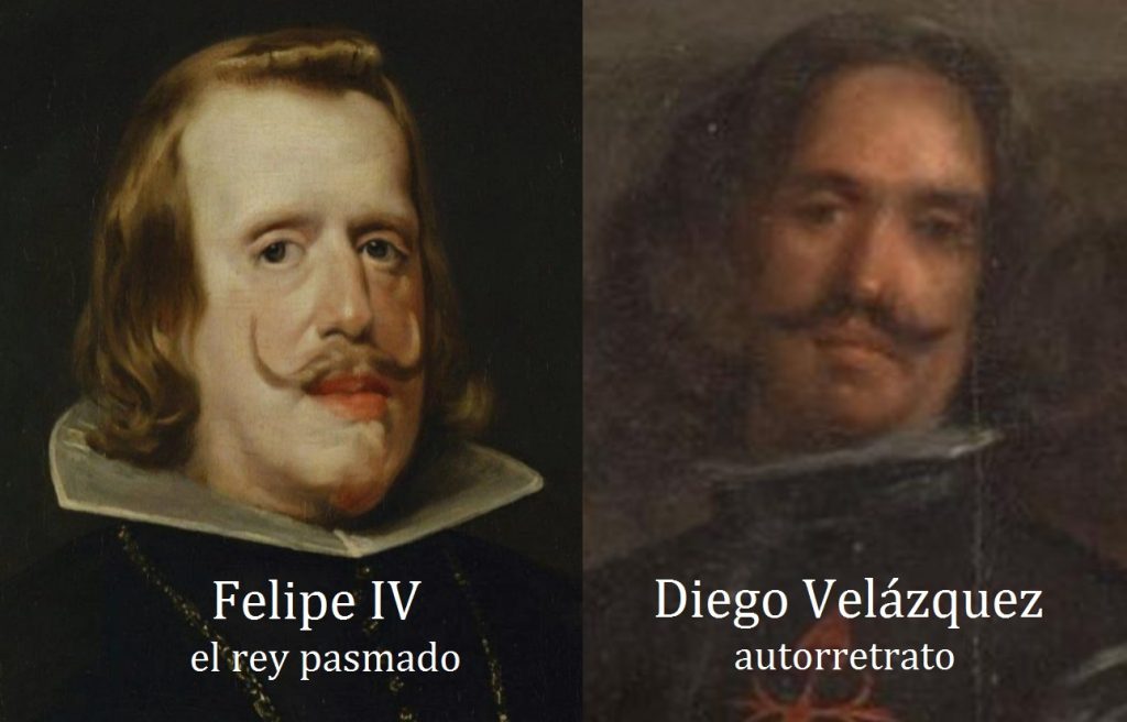retrato monarca Felipe IV y autorretrato Velázquez