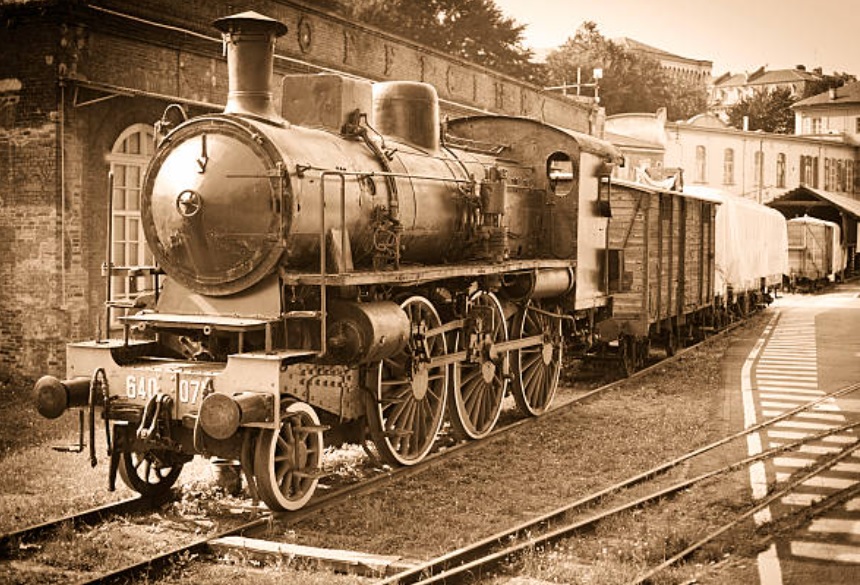 Las primeras locomotoras, pusieron su granito de arena en la Revolución Industrial